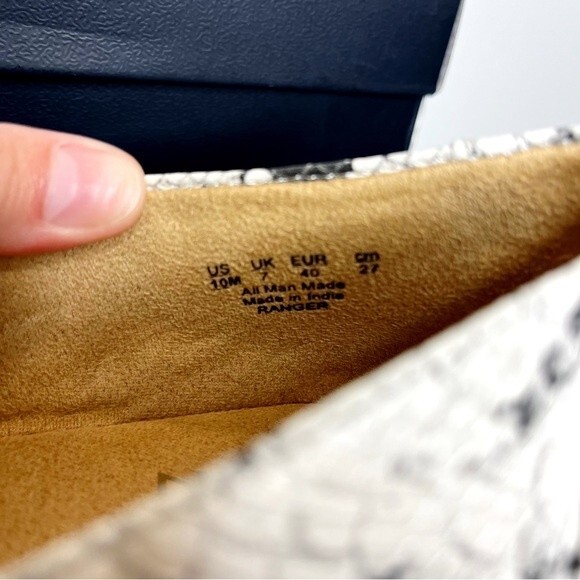 Naturalizer Monochrome Snake Print Loafers - Picture 5 of 7